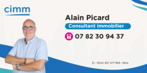 logo cimm immobilier - signature Alain Cimm